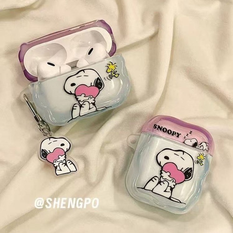 Bluetooth Headset On Ear - Anime Snoopy Kopfhörer-Hülle Geeignet für Airpodspro2