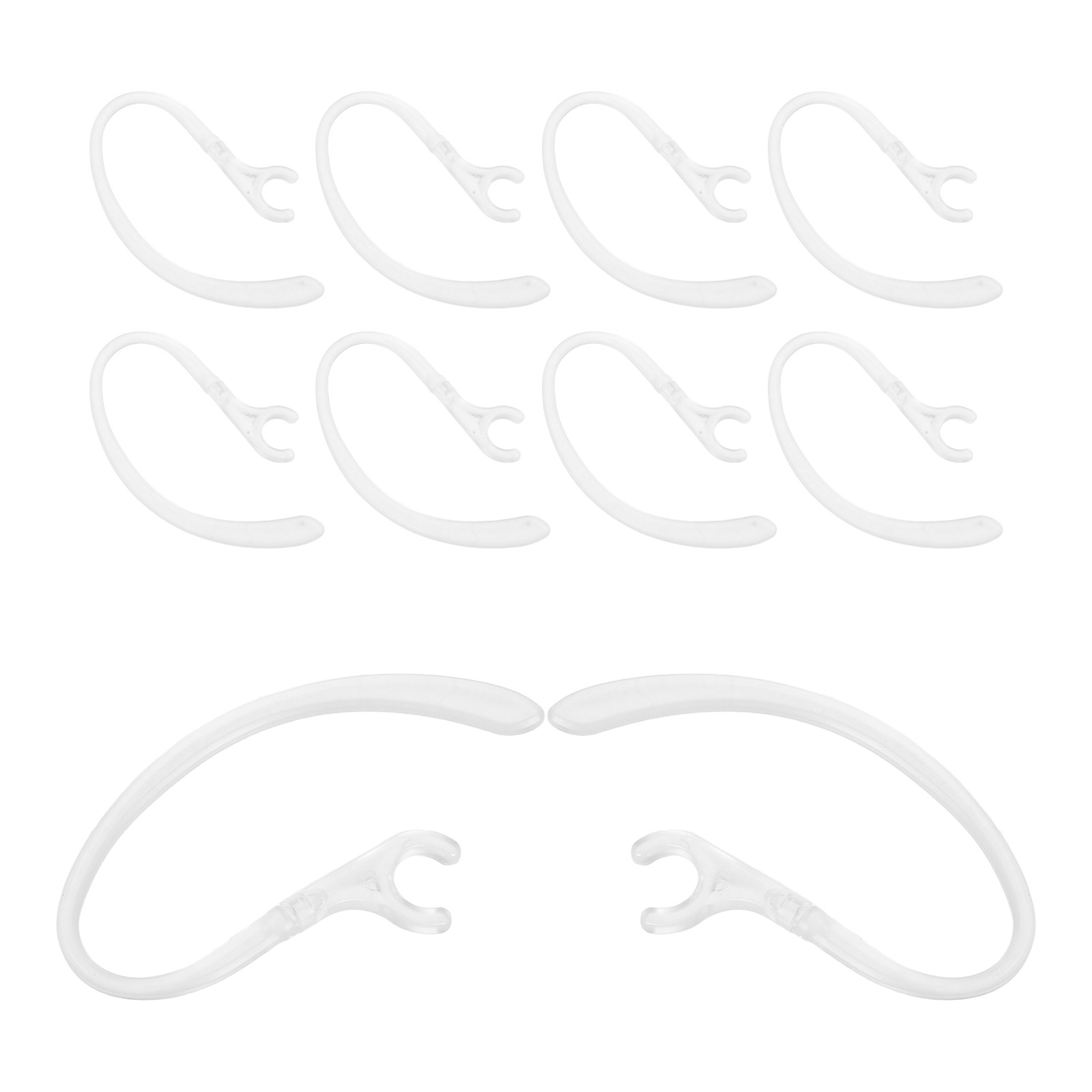 Sports Earphone Hook - 10 Stück Ohrbügel aus Silikon, rutschfester,