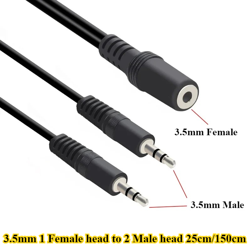 2/5 Stück/Set 3,5mm 1 zu 2 Aud – Earphone Splitter Jack Bewertung und Preis